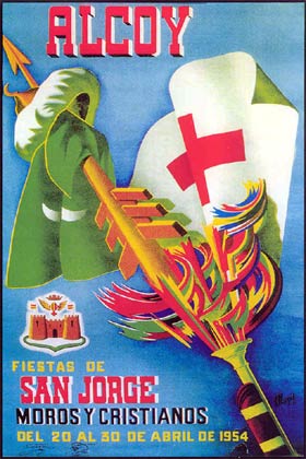 Fiestas de Moros y Cristianos en honor de San Jorge  